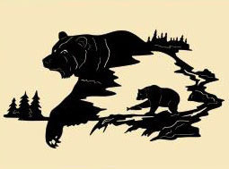 18 x 36 inch Black powder coated 16 gauge steel and will not rust, great for indoor and outdoor decor.