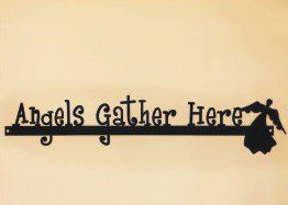 7 x 31 inch Black powder coated 16 gauge steel and will not rust, great for indoor and outdoor decor.