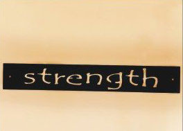 4 x 24 inch Black powder coated 16 gauge steel and will not rust, great for indoor and outdoor decor.