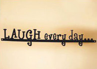 5 x 27 inch Black powder coated 16 gauge steel and will not rust, great for indoor and outdoor decor.