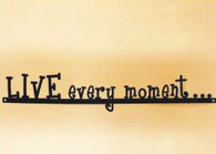 5 x 27 inch Black powder coated 16 gauge steel and will not rust, great for indoor and outdoor decor.