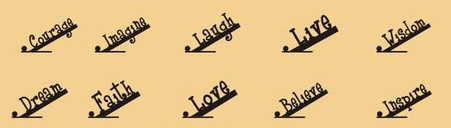 3 x 9 inch Black powder coated 16 gauge steel and will not rust, great for indoor and outdoor decor.