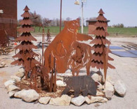 custum 16 gauge steel great for indoor or outdoor decor