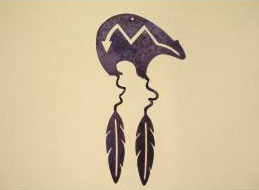 16 x 6 inch  powder coated Black 16 gauge steel and will not rust, great for indoor and outdoor  decor.