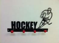 24 x 14 inch  powder coated Black 16 gauge steel and will not rust, great for indoor and outdoor  decor.