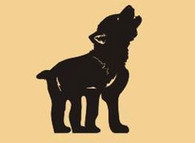 16 x 13 inch  powder coated Black 16 gauge steel and will not rust, great for indoor and outdoor  decor.