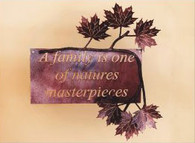 26 x 24  inch Black 16 gauge steel powder coated and will not rust, great for indoor or outdoor decor.