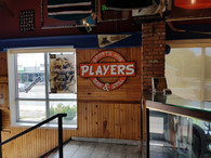 48 inch round powder coated, so will not rust get of indoor or outdoor.