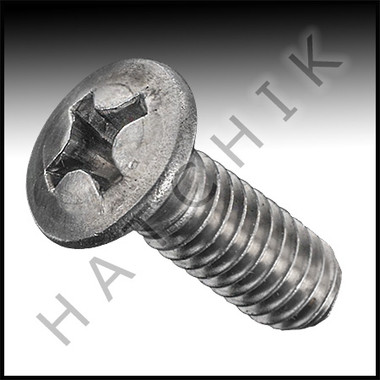 L4154 SWIMQUIP #37077-0582 S.S.SCREW 8-32X1/2" FOR INLET FITTING