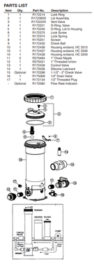 C1046 PENTAIR R172240 LID O-RING GENERIC HIGH CAPACITY AUTO FEEDER VITON