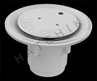 N1117 SWIMQUIP #08417-0000 RETURN WHITE FLOOR INLET FITTING - WHITE 40/BOX