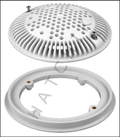 N1500 HAYWARD 8" F & G A.V. WHITE 2 PACK GRATE ANTI-VORTEX (SET OF 2)