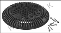 N1504 HAYWARD 8" ANTIVORTEX COVER BLACK COLOR: BLACK