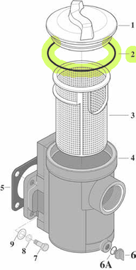 N5022 SWIMQUIP #16920-0012 LID O-RING FOR PUMP