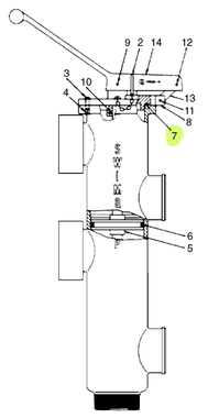 N5316 SWIMQUIP #35505-1246 INDEX PLATE O-RING FOR 14936 VALVE