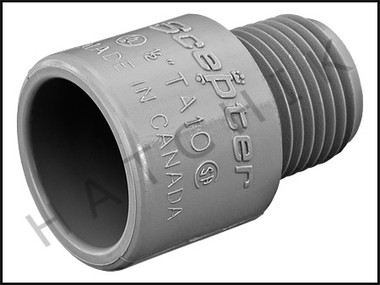 O1181 UL MALE ADAPTER 1/2" SCH 40 SLIP X MPT