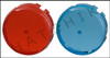 O1489 HAYWARD SPX0590K BLUE & RED LENS REPLACEMENT LENS COVER KIT