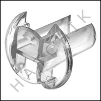 O2058 FIBERSTARS CLEAR FINISH FITTING FOR PERIMETER LGHT 1" I.D.PVC