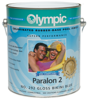 Q1025 PAINT-5 GAL CAN PARALON 2 KELLY #292 COLOR: BIKINI BLUE