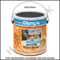 Q3022 PAINT-1 GAL CAN PATIO TONES KELLY #468W COLOR:AZTEC BROWN