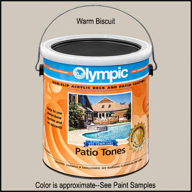 Q3035 PAINT-1 GAL CAN PATIO TONES KELLEY #478W-1 COLOR: WARM BISCUIT