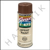 R1180 SPRAY PAINT - PINT CAN COLOR: BROWN COLOR: BROWN