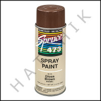 R1180 SPRAY PAINT - PINT CAN COLOR: BROWN COLOR: BROWN