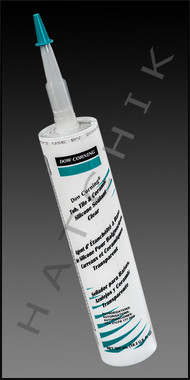 S1011 SILICONE SEALANT 10.3 oz CLEAR CARTRIDGE   COLOR: CLEAR