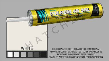 S1015 VULKEM SEALANT #45 SSL QT. WHITE SEMI SELF LEVELING