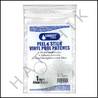 S1071 PEEL & STICK VINYL PATCHES 1" PACK OF 30
