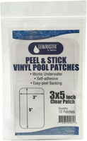 S1075 PEEL & STICK VINYL PATCHES 3" x 5" (10PK)
WITH ROUNDED CORNERS