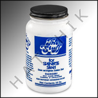 S1087 THE STUFF" SCOURING POWDER 16oz FOR STAINLESS STEEL 6 X 1LB CA