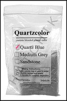 S4218 HIGHLAND QUARTZCOLORS QUARTZ BLUE 30 batches per box. ** Each batch is for a 4 bag cement