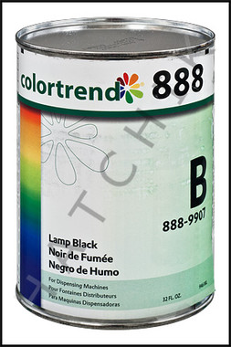 S4253 THORO LAMP BLACK #888-9907B QUART QUART