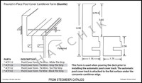 T1598 CANTILVER DECK FORMS FOR AUTO POOL COVER 104FT