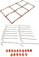 T1640 CMI EB2100 EQUIPOTENTIAL BONDING GRID 2WIDE X 100FT ROLL W/HARDWARE