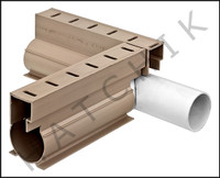 T1723 QUAKER DECK DRAIN TEE TAN COLOR: TAN