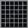 T4004 TILE - SQ-1022G GLOSSY MATT BLACK 2"X2" (25 SHEETS/CS)