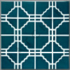 T4015 TILE - SUNBURST STB-812 TEAL TEAL       (20SHEET/CS)