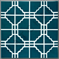 T4015 TILE - SUNBURST STB-812 TEAL TEAL       (20SHEET/CS)