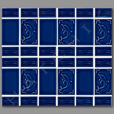 T4038 TILE - DOLPHIN SERIES DP 60 COLOR:BLUEBERRY