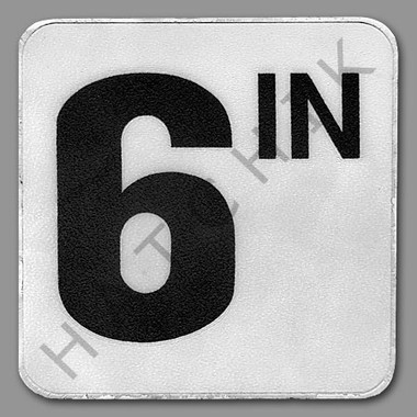 T4476 DECK MARKER - VINYL NON-SKID 6 IN" 6 IN"        6" X 6