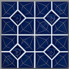 T4660 TILE - DA-190 DIAMOND SERIES BLUEBERRY