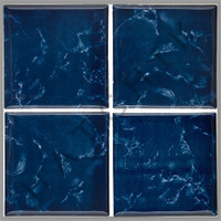 T4820 TILE- POOL STAR 6" X 6" PSR1000 NIGHT BLUE (+