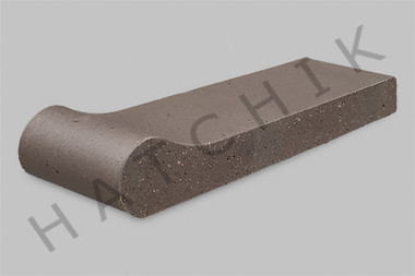 T7018 BRICK COPING - SAFETY GRIP STER GREY 3-5/8X1-1/4X12-1/2