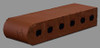 T7040 BRICK COPING  SBN  BURGUNDY 3-1/2" X 2-3/16" X 11-1/2