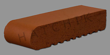 T7110 BRICK COPING-SBN-PLANTATIONRED 3-5/8 X 11-5/8 X 2-1/4   #200