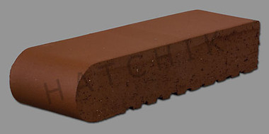 T7111 BRICK COPING-SBN-HAVANNA RED 3-5/8 X 11-5/8 X 2-1/4  #250