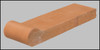 T7143 BRICK COPING - SAFETY GRIP - CHINO 3-5/8 X 12-1/2 X 1-1/4  #600