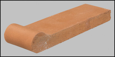 T7143 BRICK COPING - SAFETY GRIP - CHINO 3-5/8 X 12-1/2 X 1-1/4  #600